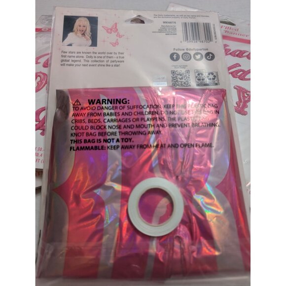 Dolly Parton What Would Dolly Do Air Filled Banner Lot 4 - 4 ballons per pack - Picture 8 of 9